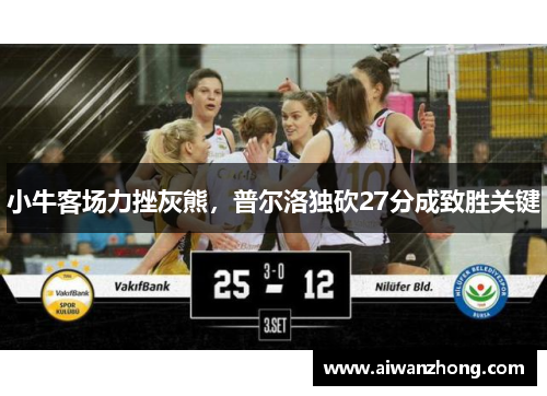 小牛客场力挫灰熊，普尔洛独砍27分成致胜关键